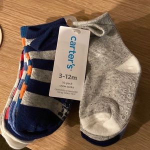 Carters baby socks 10 pack 3-12 months